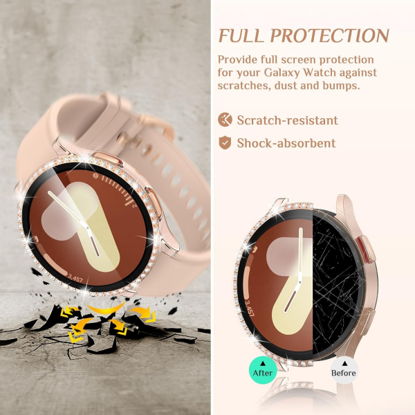 Goton Galaxy Watch 7 44mm Bumper Klf-Pink 