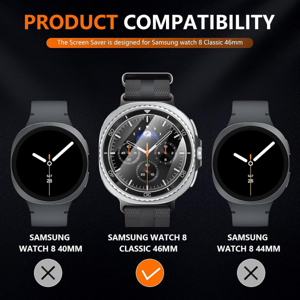 Suoman Galaxy Watch 8 46mm Ekran Koruyucu(4 Adet)