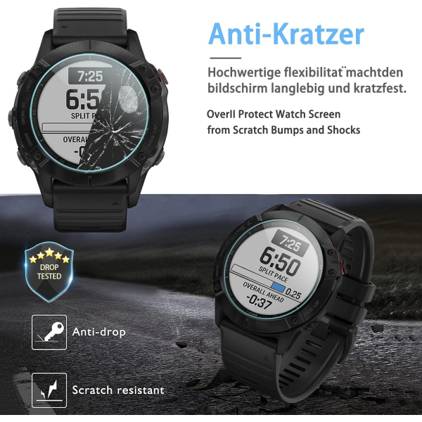 Suoman Privacy Garmin Fenix 6X Pro Ekran Koruyucu