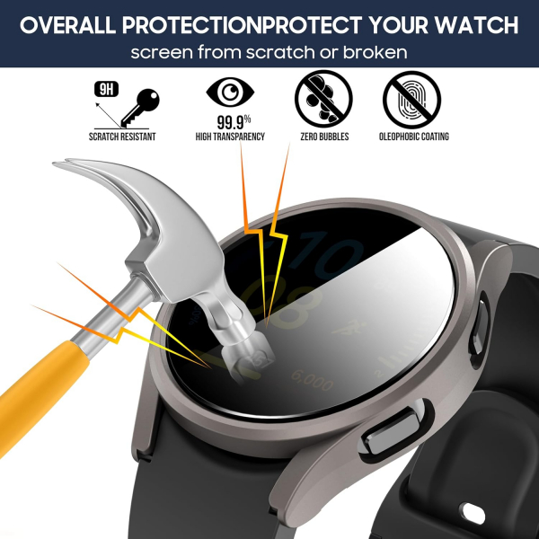 Suoman Galaxy Watch FE 40mm Bumper Klf-Black Blue Silver Grey Clear