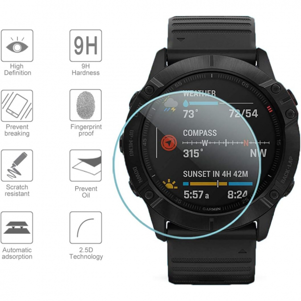 Suoman Garmin Fenix 6X Pro Ekran Koruyucu