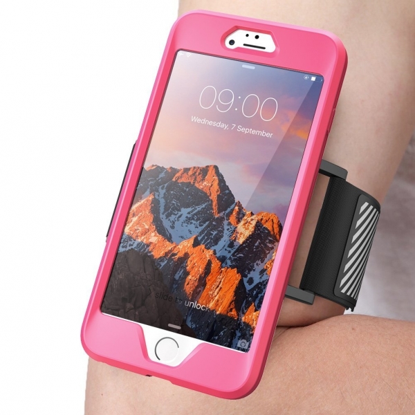 Supcase iPhone 7 Plus Kou Kol Band-Pink