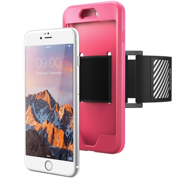 Supcase iPhone 7 Plus Kou Kol Band-Pink