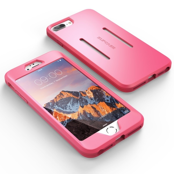 Supcase iPhone 7 Plus Kou Kol Band-Pink