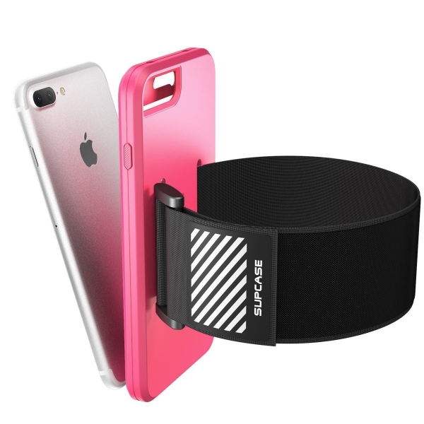 Supcase iPhone 7 Plus Kou Kol Band-Pink