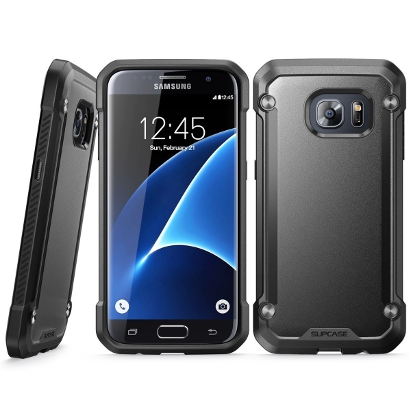 Supcase Samsung Galaxy S7 Hybrid Beetle Serisi Klf-Black-Black