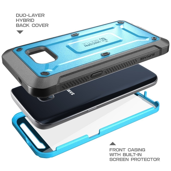 Supcase Samsung Galaxy S7 Rugged Holster Klf-Blue-Black