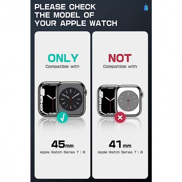 Supcase UBP Serisi Apple Watch 7/8 Serisi(45mm)-Ruddy