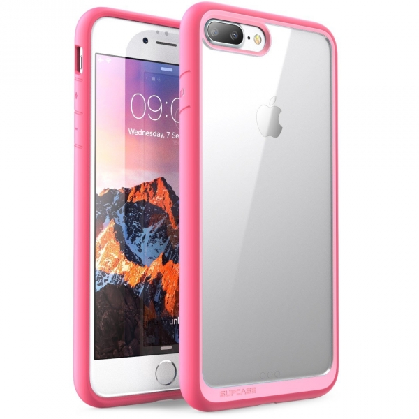 Supcase iPhone 7 Plus Unicorn Beetle effaf Bumper Klf-Pink