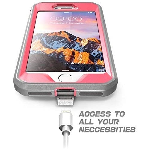 Supcase iPhone SE Unicorn Unicorn Beetle Pro Serisi Klf (2.Nesil)-Pink