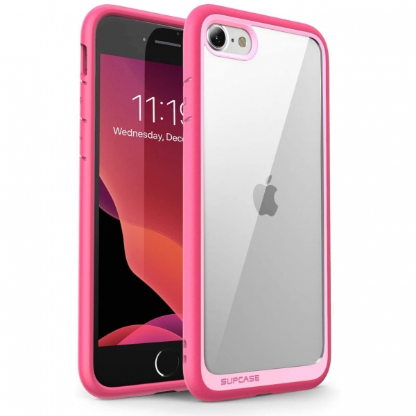 Supcase iPhone SE Unicorn Beetle Style Serisi Klf (2.Nesil)-Pink