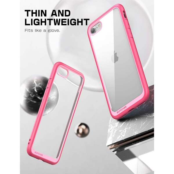 Supcase iPhone SE Unicorn Beetle Style Serisi Klf (2.Nesil)-Pink
