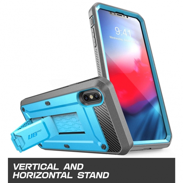 Supcase iPhone XS Max Unicorn Beetle Pro Serisi Klf-Blue