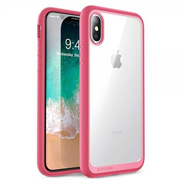 Supcase iPhone XS Max Unicorn Beetle Style Klf-Pink