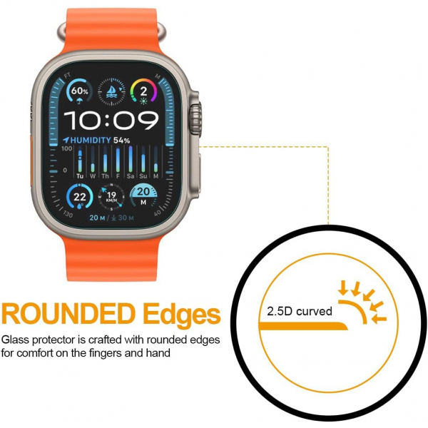 Supershieldz Apple Watch Ultra 3 Ekran Koruyucu(3 Adet)