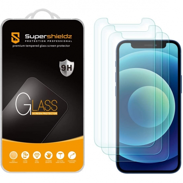 Supershieldz Apple iPhone 12 Mini Temperli Cam Ekran Koruyucu (3 Adet)