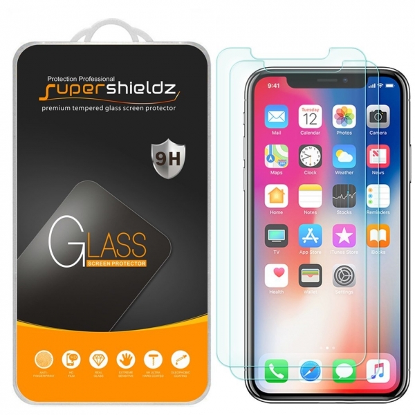 Supershieldz Apple iPhone XS / X Temperli Cam Ekran Koruyucu (2 Adet)