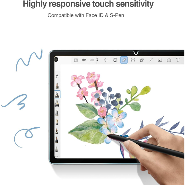 ProCase Galaxy Tab S10 FE Ekran ve Kamera Koruyucu -Silver