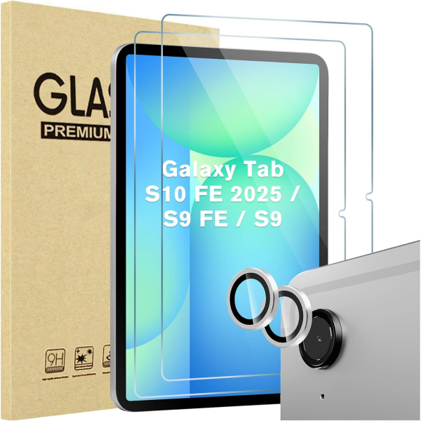ProCase Galaxy Tab S10 FE Ekran ve Kamera Koruyucu -Silver