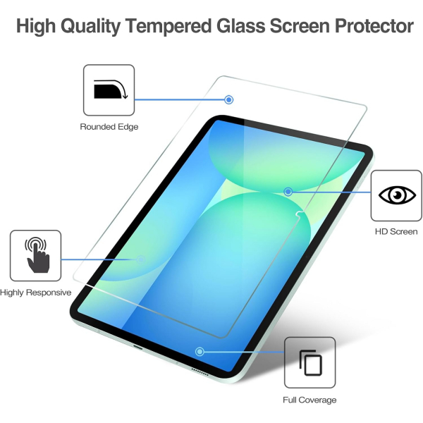 ProCase Galaxy Tab S10 FE Ekran ve Kamera Koruyucu -Gray