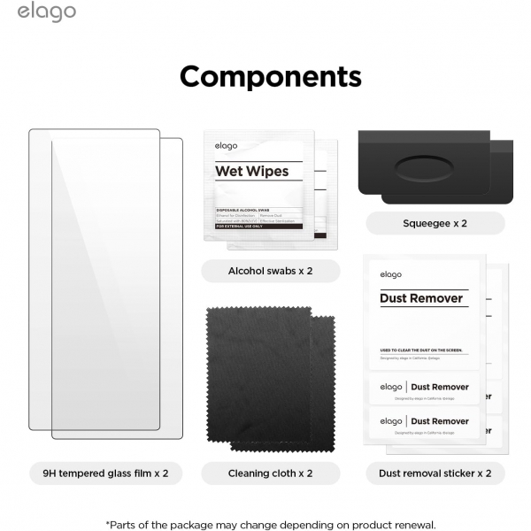 elago Galaxy Z Fold 7 Ekran Koruyucu (2 Adet)