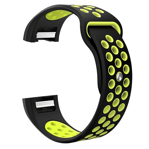 Swees Fitbit Charge 2 Kay (Small)-Black Fluorescent Yellow