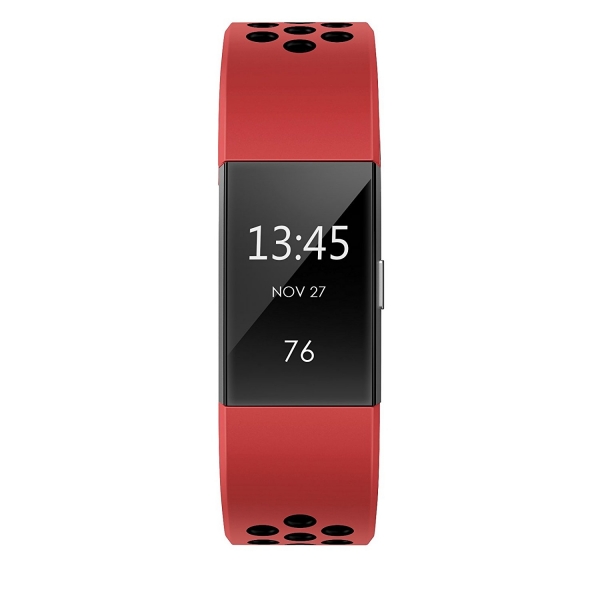Swees Fitbit Charge 2 Kay (Small)- Red Black