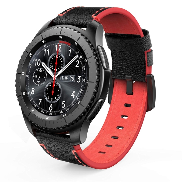 Swees Samsung Gear S3 Deri Kay-Black