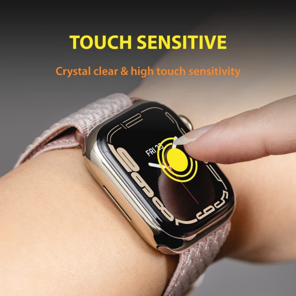 SwitchEasy Apple Watch 7 Shield 3D Ekran Koruyucu (41 mm)