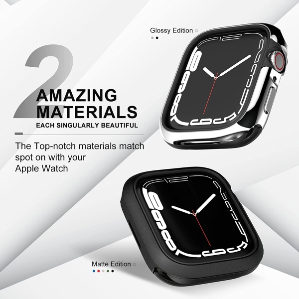 SwitchEasy Apple Watch 8 Bumper Klf (45mm)-Flash Black