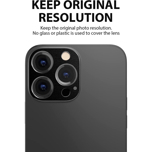 SwitchEasy LenShield Serisi iPhone 14 Plus Kamera Lens Koruyucu (Siyah)