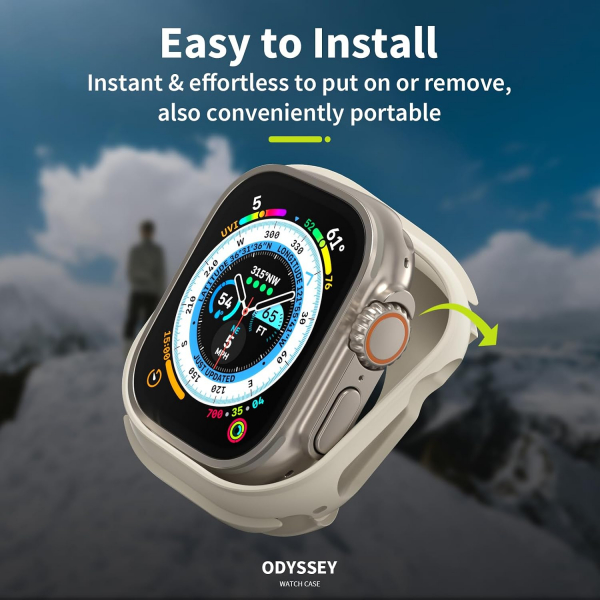 SwitchEasy Odyssey Apple Watch 9/8 Bumper K�l�f (41mm)