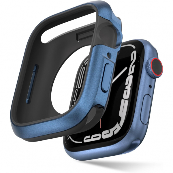 SwitchEasy Odyssey Apple Watch 9 Bumper K�l�f (45mm)-Blue