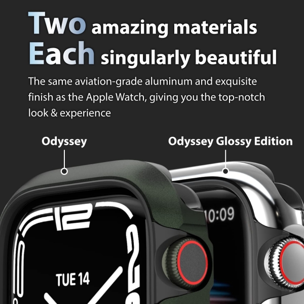 SwitchEasy Odyssey Apple Watch Koruyucu Klf (41mm)(MIL-STD-810G)-Blue