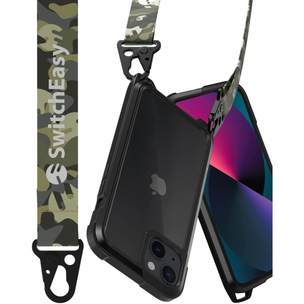 SwitchEasy Odyssey Serisi iPhone 13 Askl Klf (MIL-STD-810G)-Camo Green