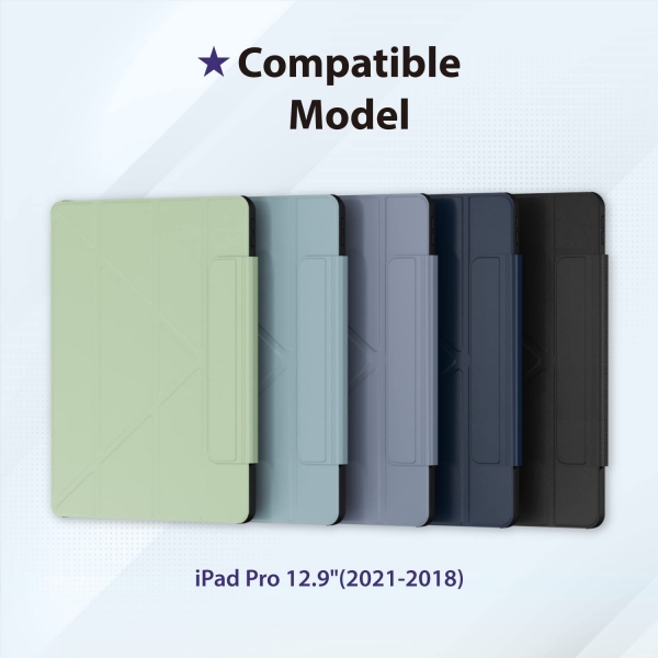 SwitchEasy Origami Serisi iPad Pro Klf (12.9 in)(5.Nesil)-Blue