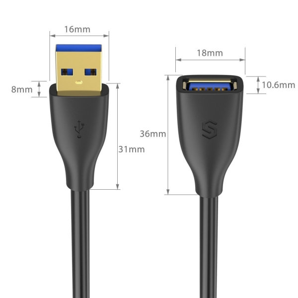 Syncwire USB 3.0 Uzatma Kablosu (2M)