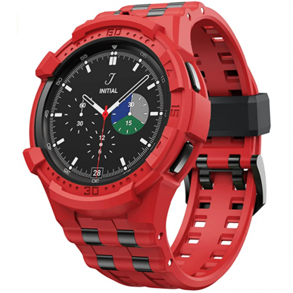 T-ENGINE Samsung Galaxy Watch 4 Klf (42mm)-Red