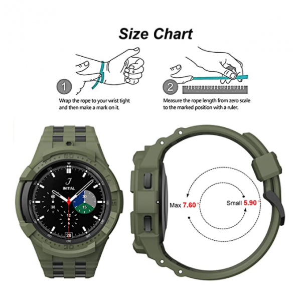 T-ENGINE Samsung Galaxy Watch 4 Klf (42mm)-Green