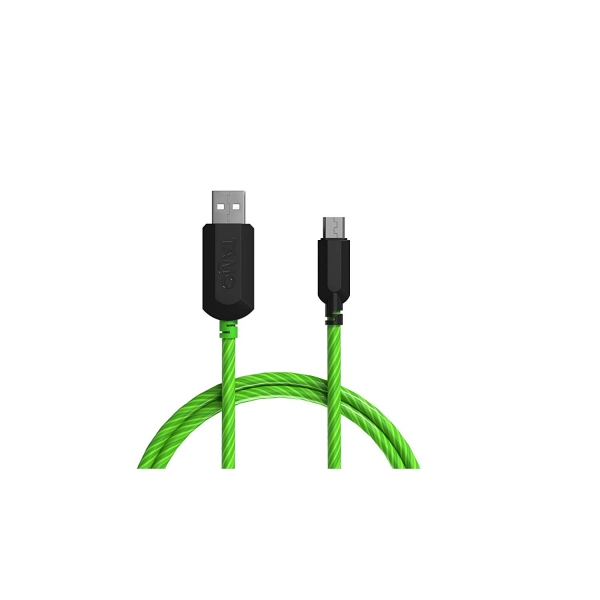 TAMO Light Up Micro USB Kablo (1 M)-Green