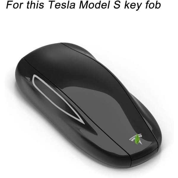 TANDRIVE Tesla Model S Silikon Anahtar Tutucu-Black 1