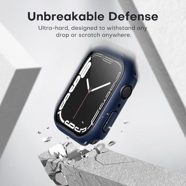 TAURI Apple Watch 9 45mm Bumper Klf-Blue