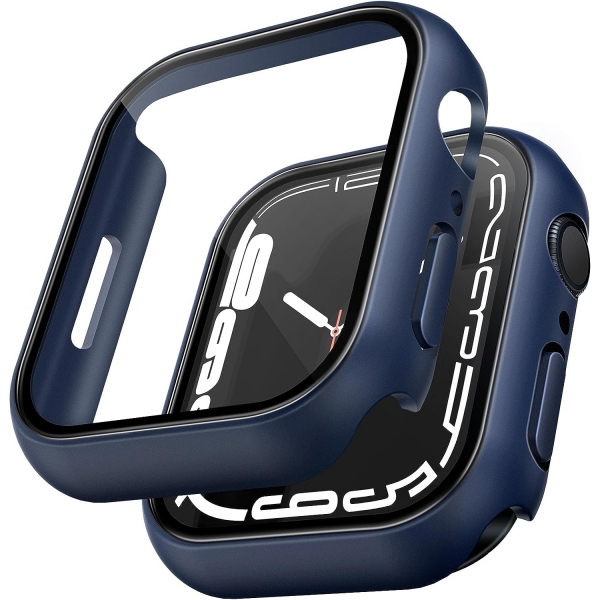 TAURI Apple Watch 9 45mm Bumper Klf-Blue