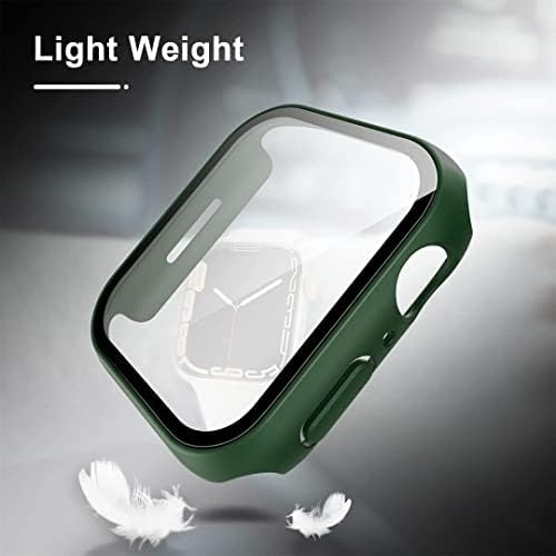 TAURI Apple Watch 9 Ekran Koruyucu (45mm)-Green