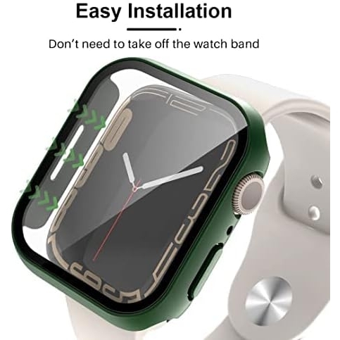 TAURI Apple Watch 9 45mm Bumper Klf-Green