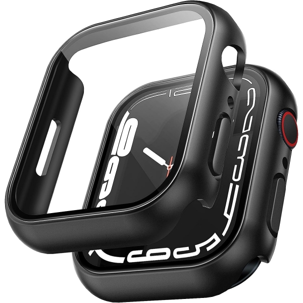 TAURI Apple Watch 9 45mm Bumper Klf-Black