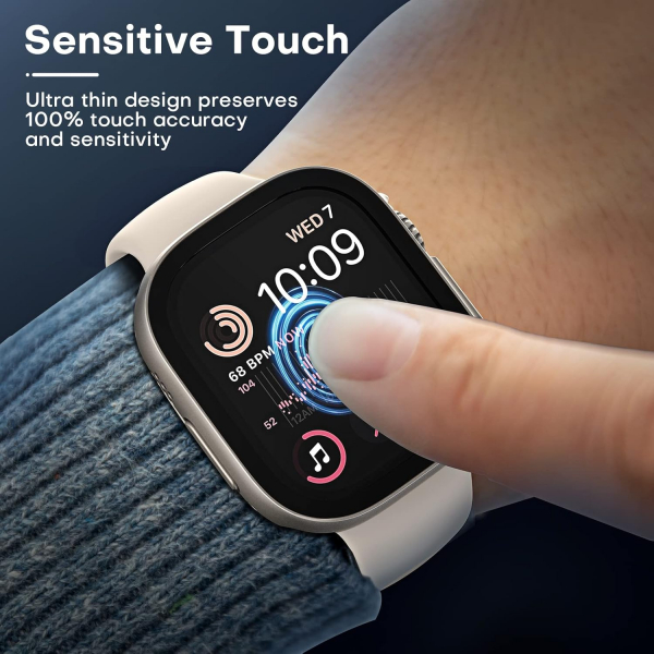 TAURI Apple Watch Ultra 3 49mm Bumper Klf-Titanium