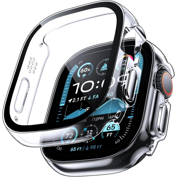 TAURI Apple Watch Ultra 3 49mm Bumper Klf-Clear