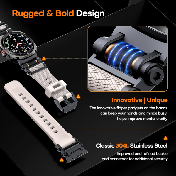 TAURI Galaxy Watch Ultra 47mm Kay-White