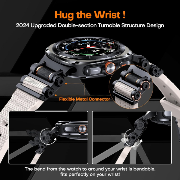 TAURI Galaxy Watch Ultra 47mm Kay-White